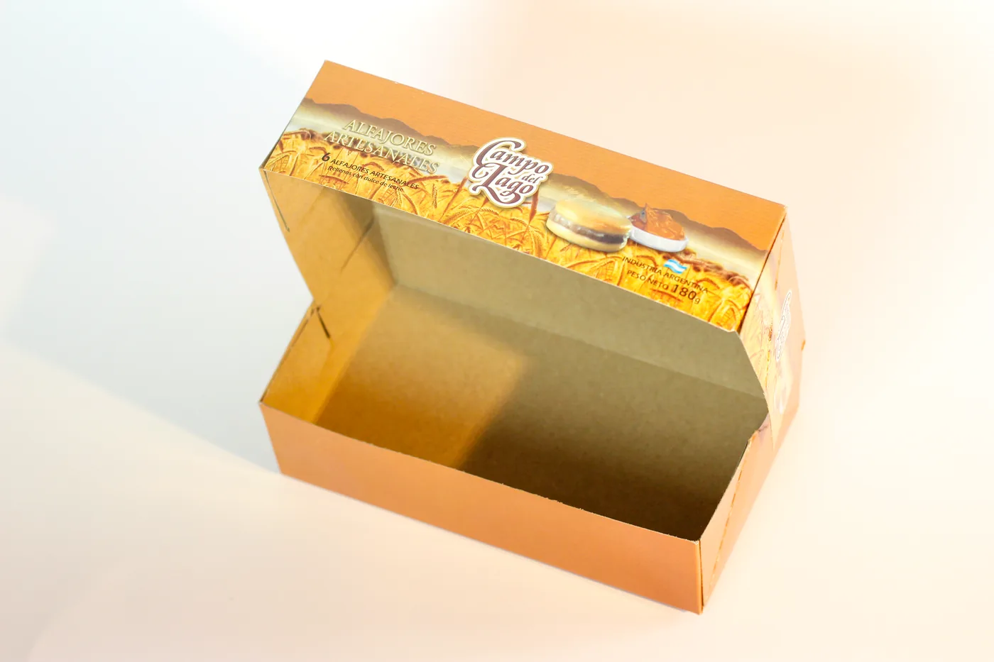 Packaging de alfajores impreso por Tropa Circa
