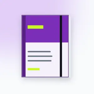 Libreta de tapa dura con elástico y tapa impresa — Tropa Circa