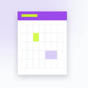 Planner mensual impreso con grilla de planificación — Tropa Circa